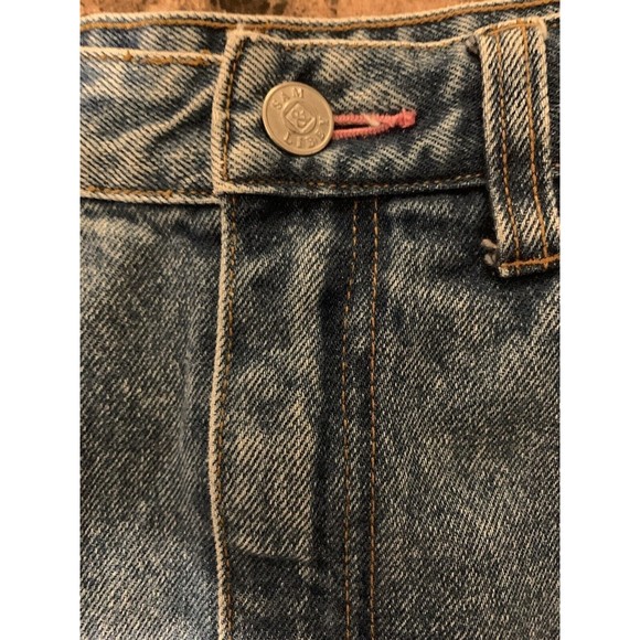 Vintage Sam & Libby 90's Denim Maxi Slit A Line Skirt Size 5/6 Modest Hong Kong - Picture 10 of 16